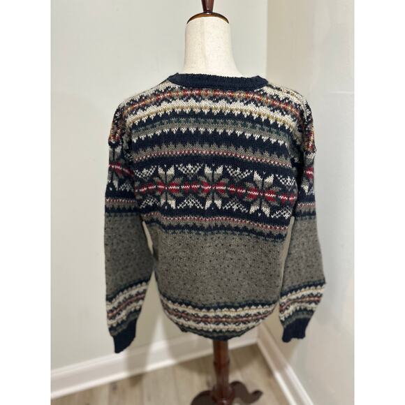 Vintage Woolrich Men's Large Wool Blend Sweater Made in USA Medium - Picture 6 of 10